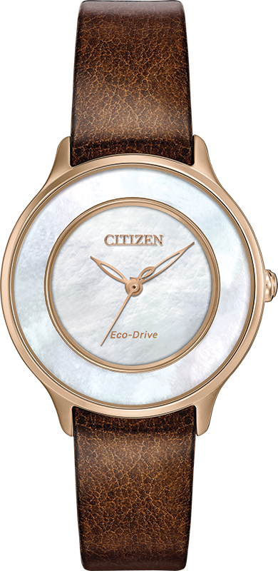 Citizen Eco-Drive Ladies Bronze MOP