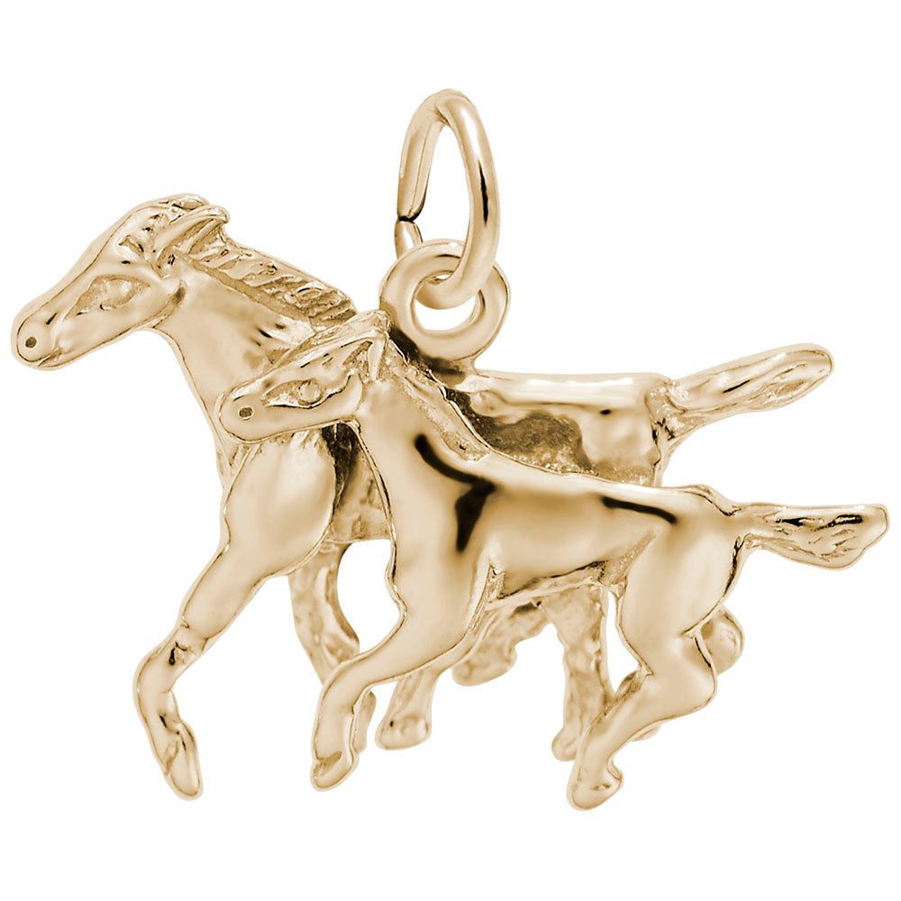 1861 Horse and Colt Pendant