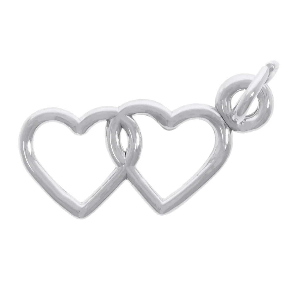1913 Double Heart Pendant