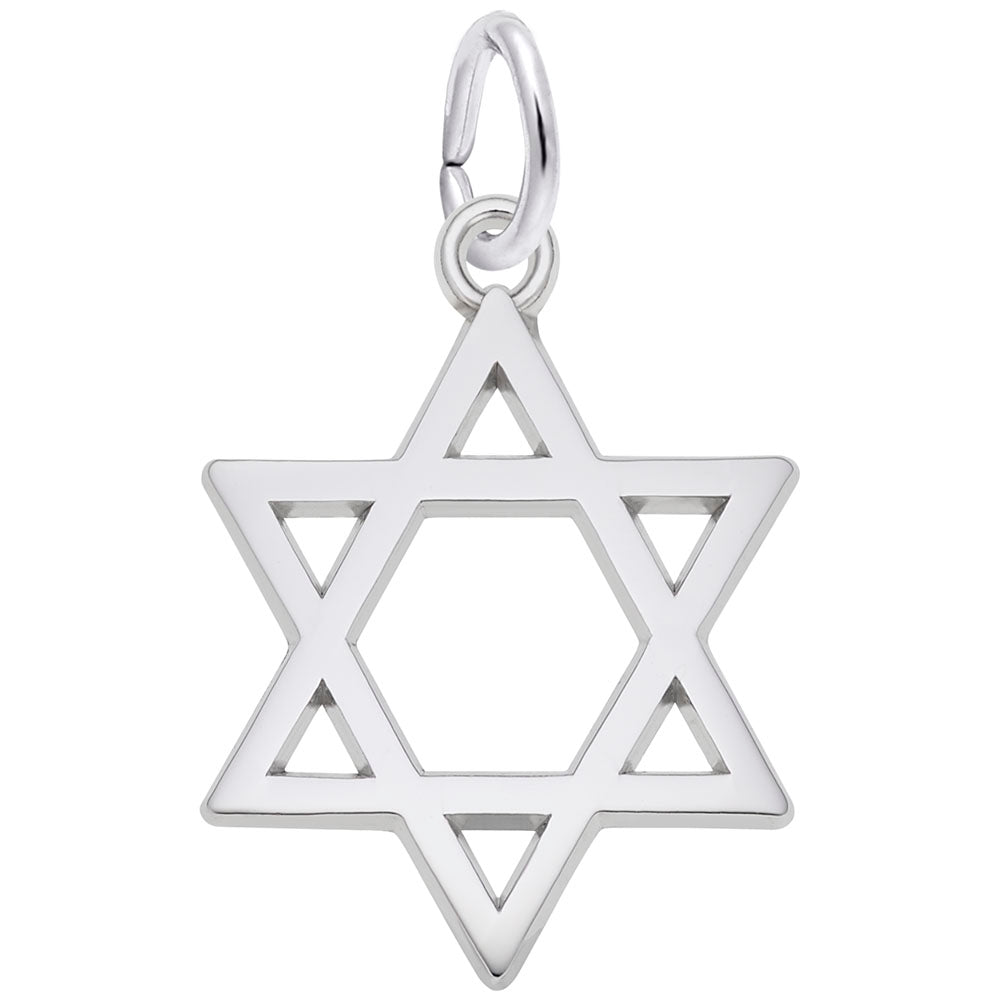 2642 Silver Star of David Pendant