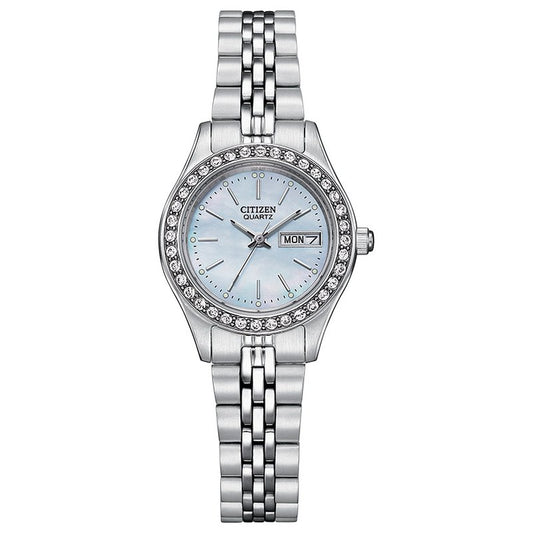 EQ0530-51N Citizen Ladies Blue MOP Crystals