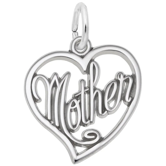 3500 "MOTHER" Heart Pendant