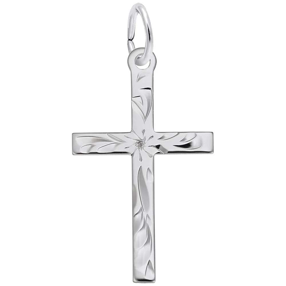 4910 Medium Flared Cross Charm