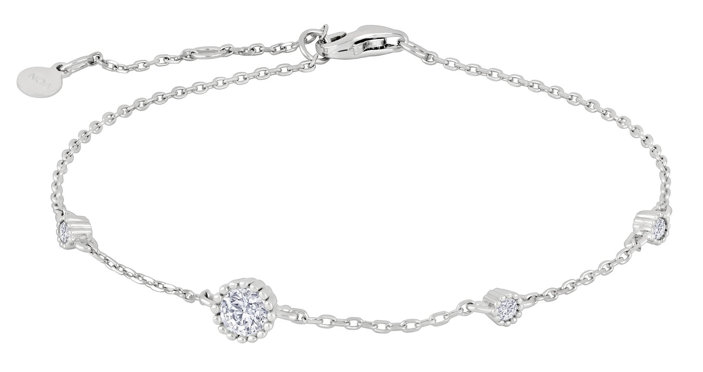 JOJO Bracelet L: 17 + 1.5 + 1.5 cm RPS 925 Cubic Bracelet