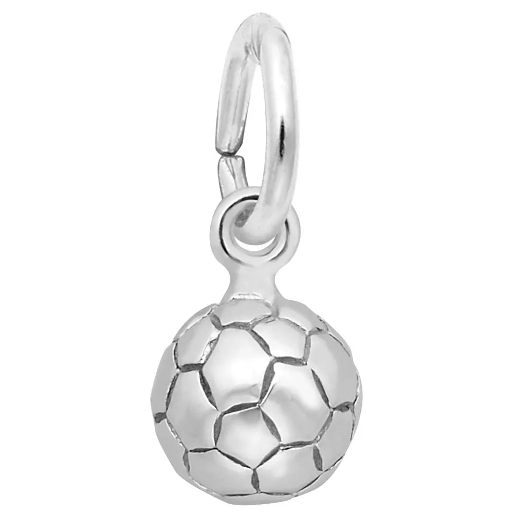 5633 Sterling Silver Soccer Ball Pendant