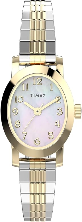 Timex Cavatina Two-Tone Expansion Band Watch