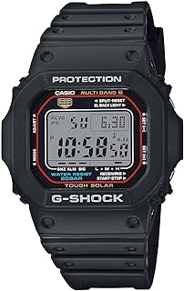 GW-M561OU-1CF Casio G-Shock Solar Black Rubber with Red accent