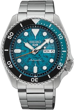 SRPJ45K1F-Seiko Automatic Teal Face Silver