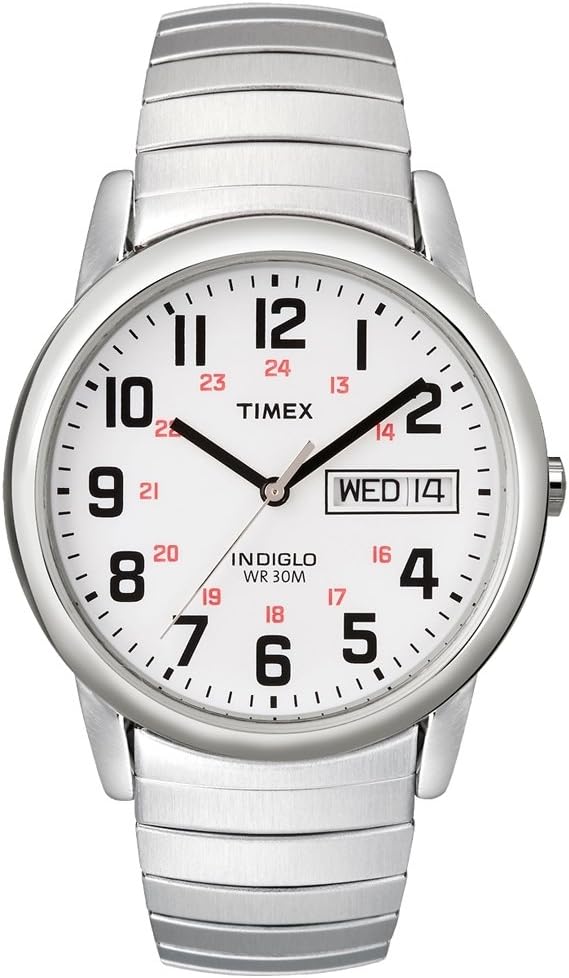 T2N0919J Timex Easy Reader with Expansion Silver Tone