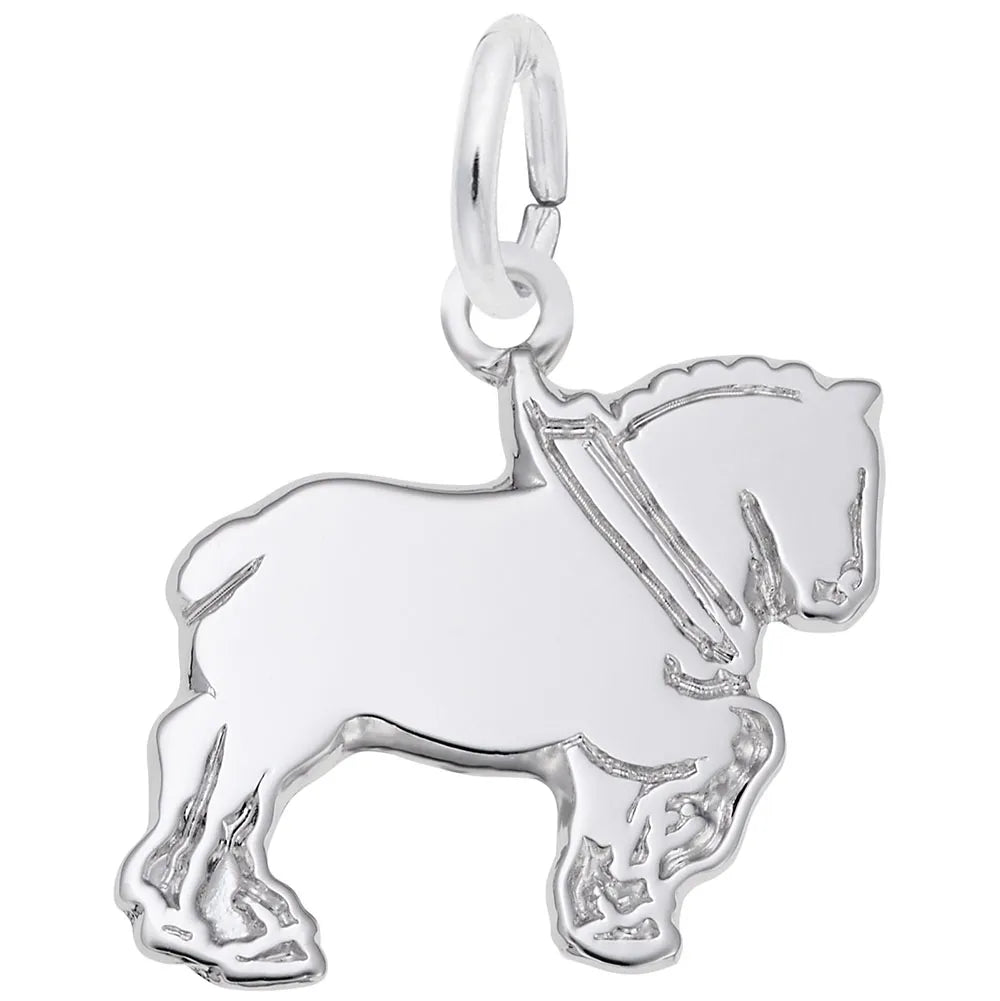 6492 Engravable Cyldesdale Horse