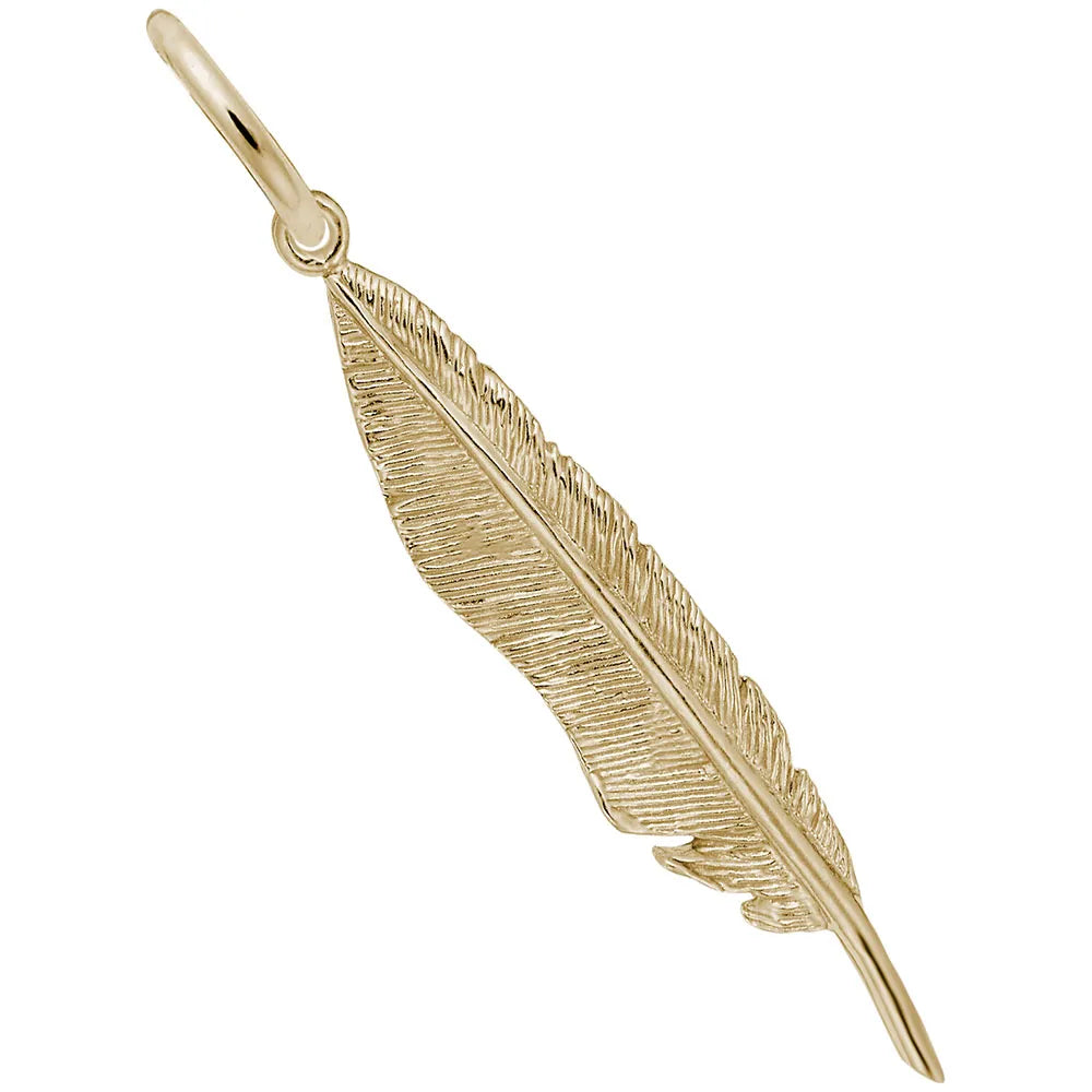 6589 Feather Pendant