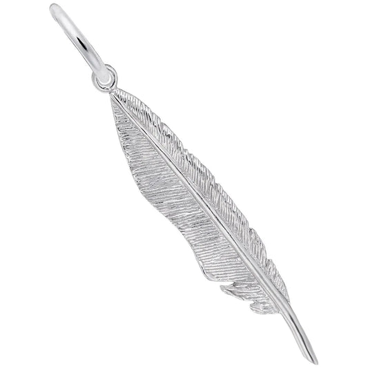 6589  Feather Pendant