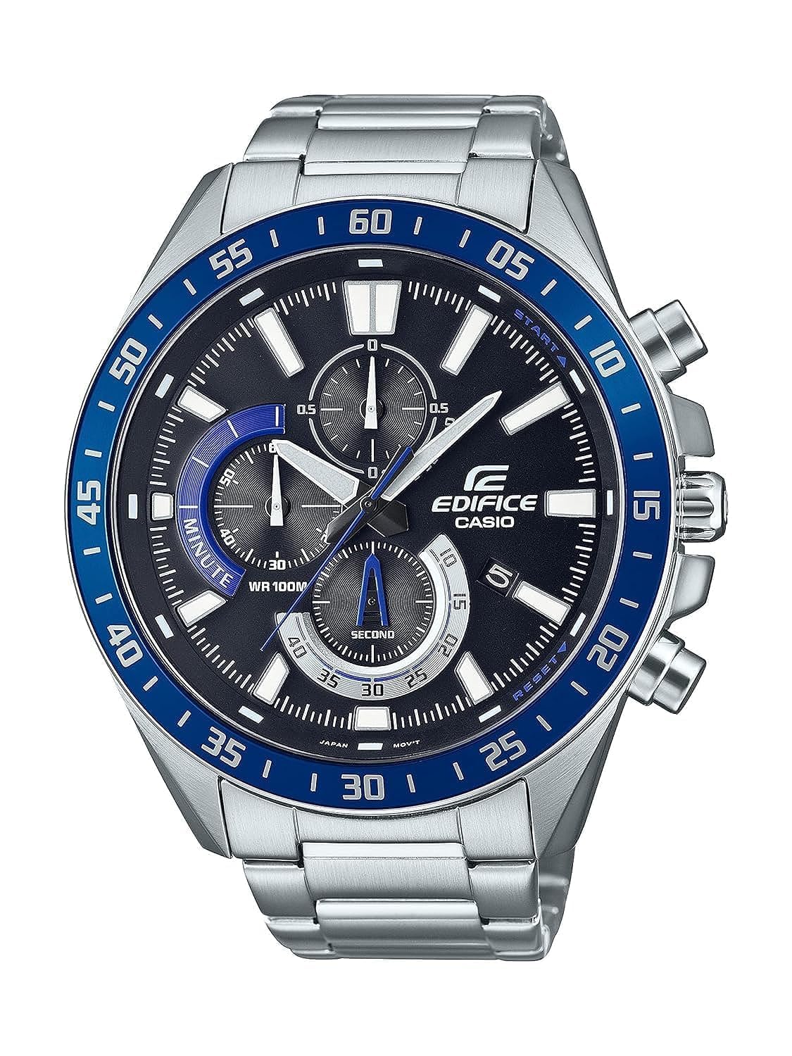 EFV620D-1A2V Casio Edifice Silver and Blue Watch