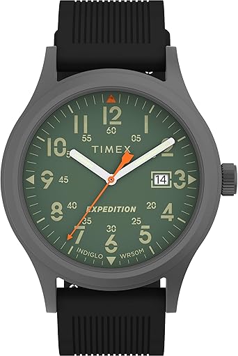 TW4B302009J-Green face Silicone band Timex