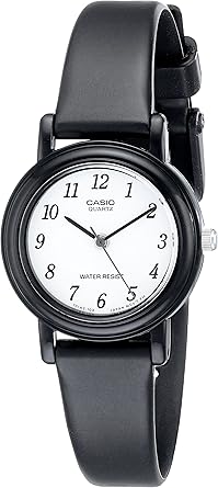 LQ139B-1B Casio Small White Face/ Black Rubber band