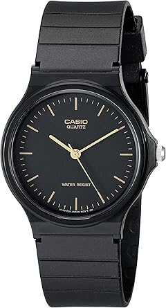 MQ-24-1ELCF Casio Gold hands black rubber band