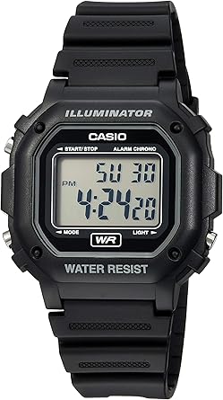 F-108WH-1ACF Casio Illuminator Black Rubber