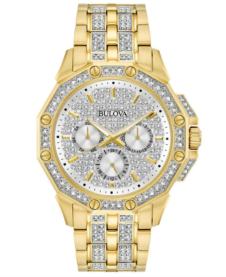 98C126 Mens Bulova Crystal Chronograph