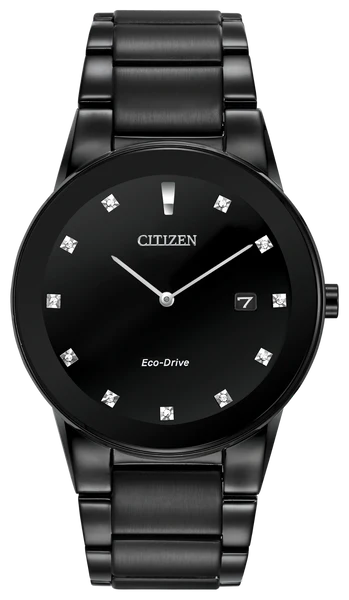 AU1065-58G Citizen Watch Ecodrive Black Diamond Axiom