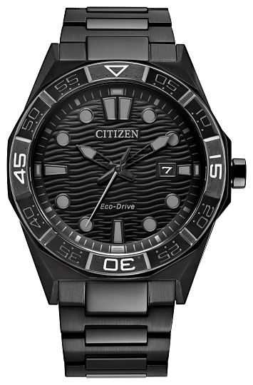 AW1855-52E-Citizen Black Sapphire Crystal Eco-Drive watch