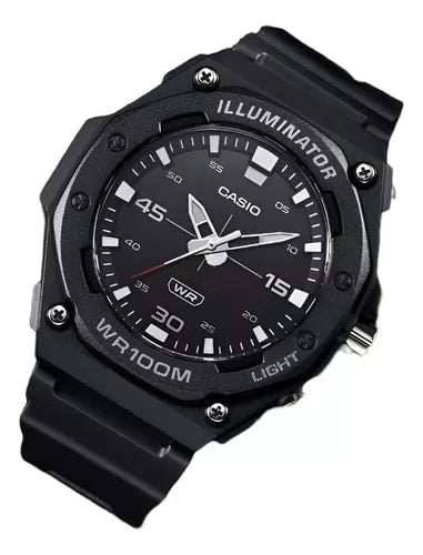 MW-620H-1AVCF Casio Black Dial Watch