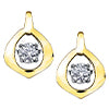 E3438YW/04-10 10k YG Diamond Pulse Earrings