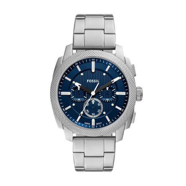 FS6096-MACHINE 44MM MENS WATCH SLV BLUE DIAL