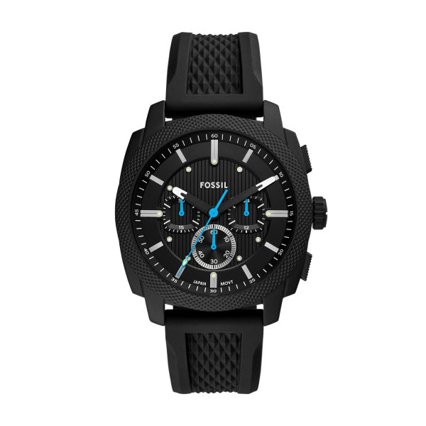 FS6099-MEN WATCH RD BLK BLK STRP