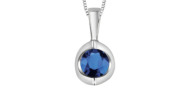 A19 20019 1oKw Sapphire Pendant