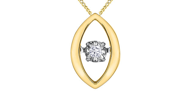 .02ct Dia Pendant 10Ky DD3033