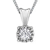 Dx814W/07-10 10k WG Diamond Pendant .07ct