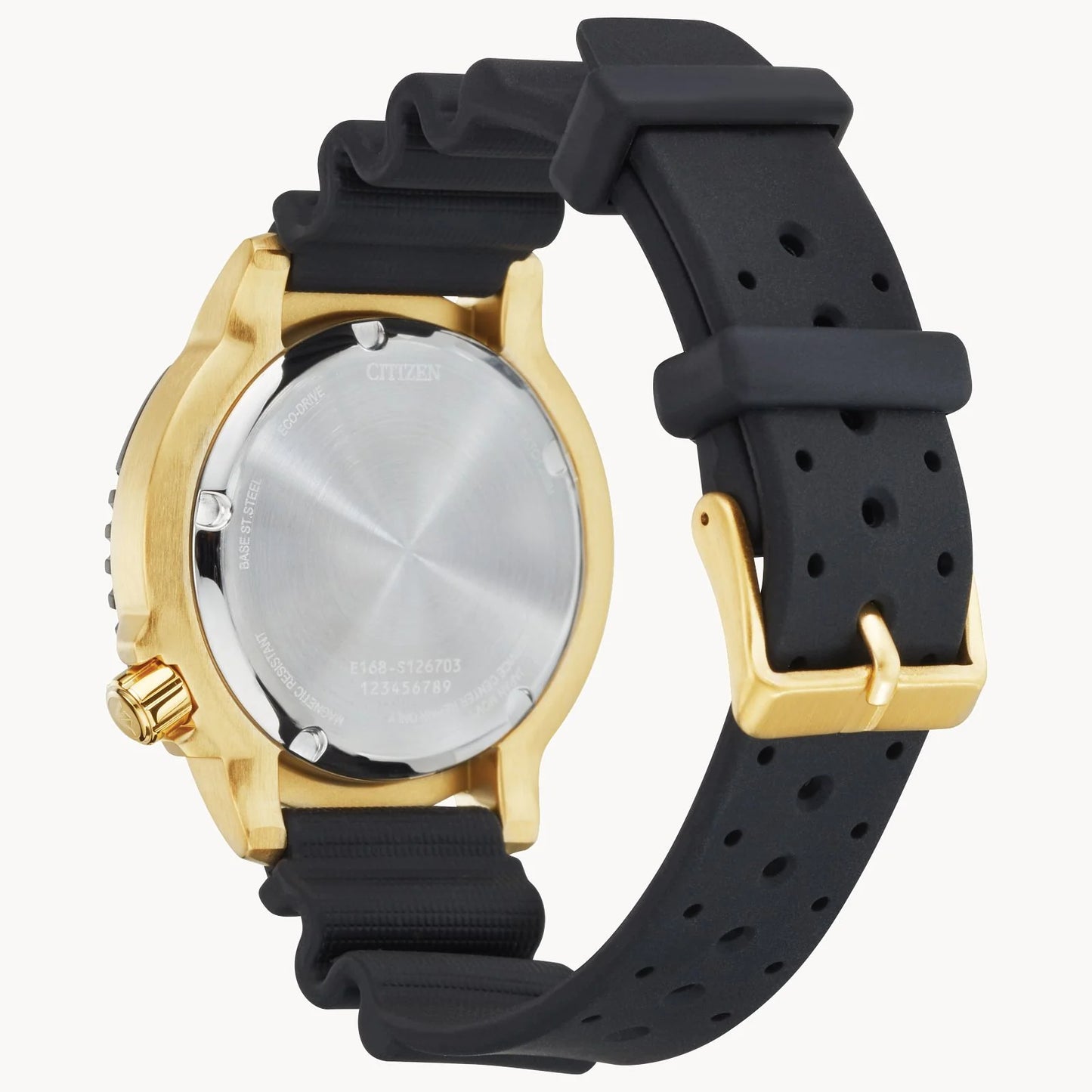 BN0152-06E Citizen Eco Drive Divers Gold & Black