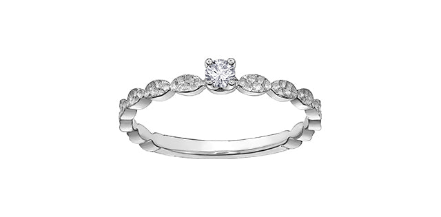 DD7224 10K .08ct Dia Ring