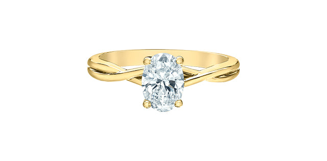 10194/100 14Ky LG 1.10 Diamond Ring