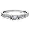 30563WG/10-10 10k WG Diamond Ring 0.10ctw