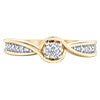 DD7535 10k YG Diamond Ring 0.12ctw