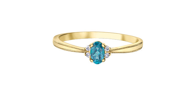 10Ky DX896Y Gem & Dia Ring