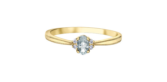 10Ky DX896Y Gem & Dia Ring