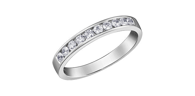 50H06WG/33 10k WG Diamond Band .33ctw
