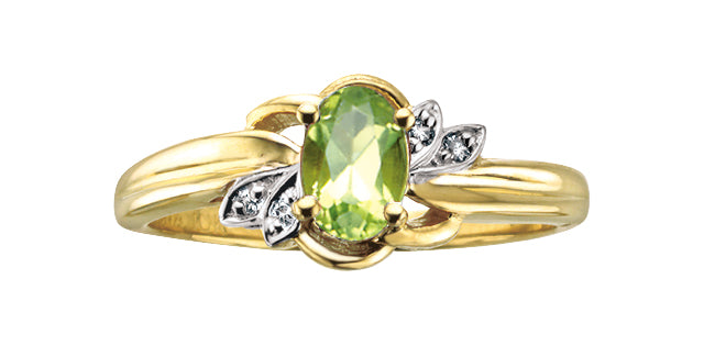 10Ky Gem Ring .02ctw Dia R51R73