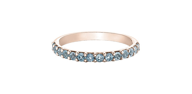 10K Gold Gemstone Band