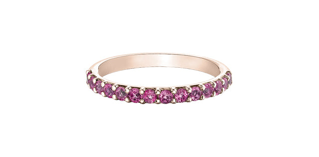 10K Gold Gemstone Band