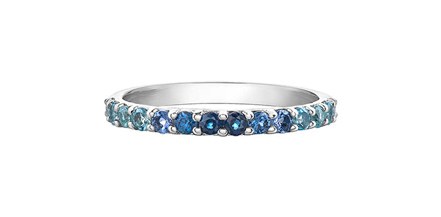 10K Gold Gemstone Band