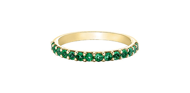 10K Gold Gemstone Band