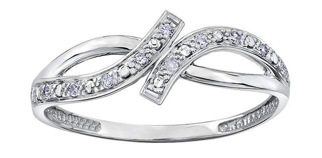 CH548RG-10 10K Diamond Ring .06ct