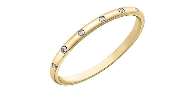 CH723/03-10 Diamond Ring 0.035tcw size 8.5
