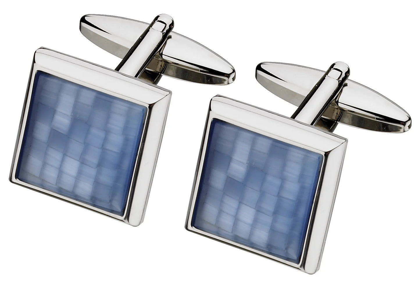 Fiber Optic Glass Cuff Links SC51