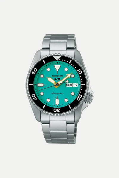 SRPK33K1F Seiko 5 Sports 'Midi' Teal Dial Day Date Automatic