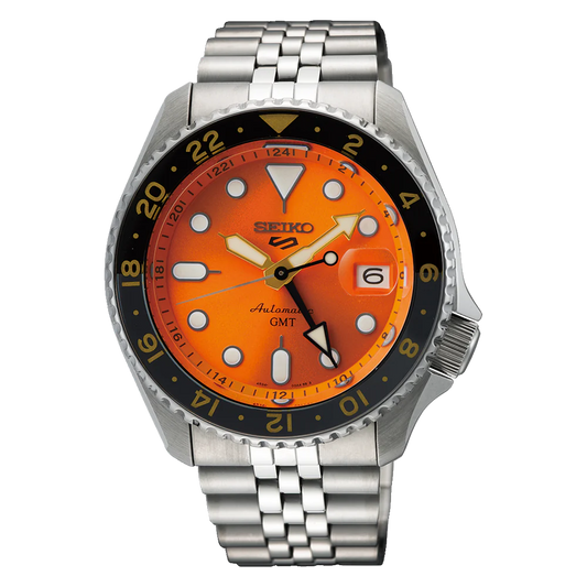 SSK005K1 Seiko GMT Orange Dial Automatic Watch