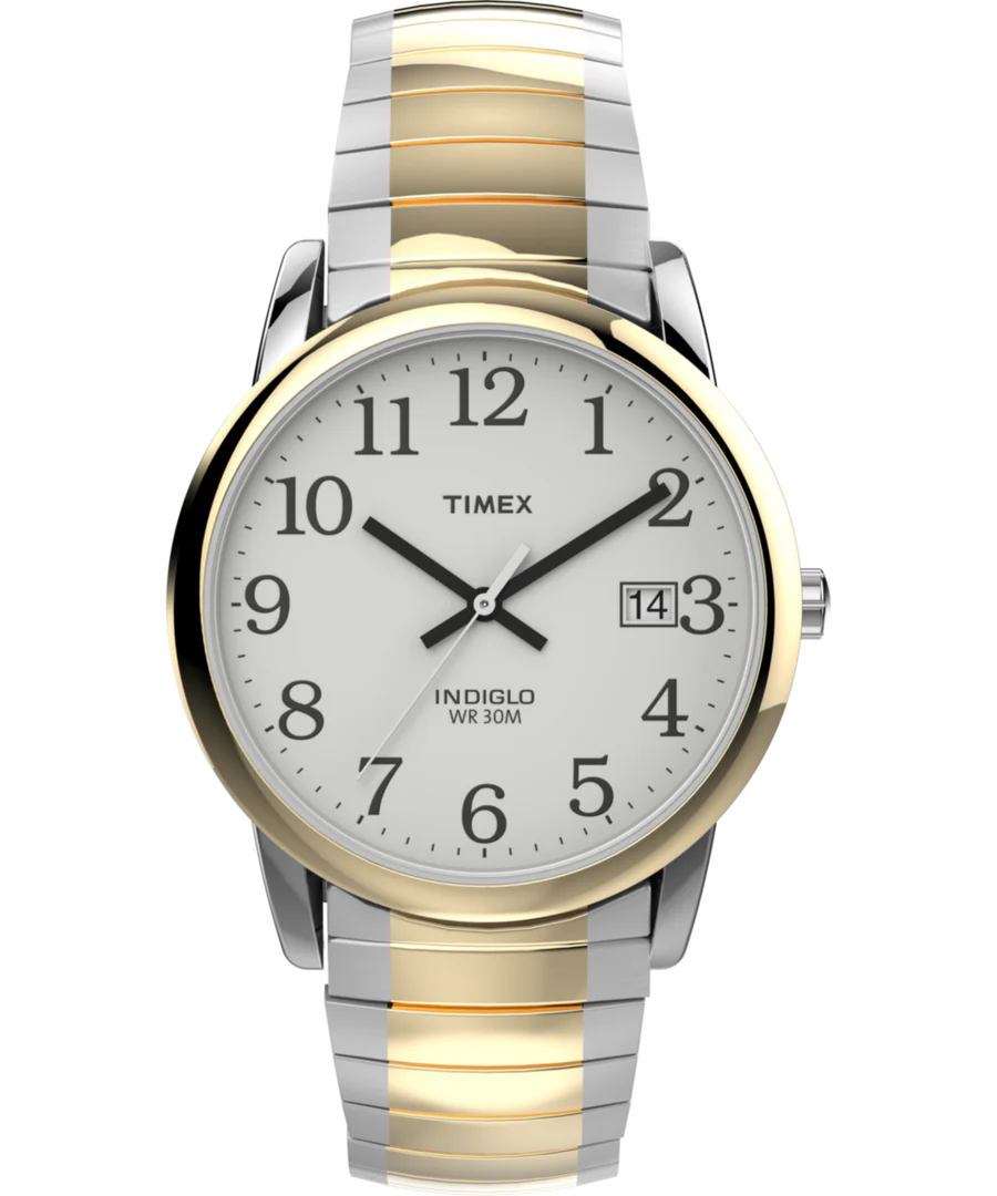 T2H3119J- Easy Read Dual Tone Expansion Band Timex